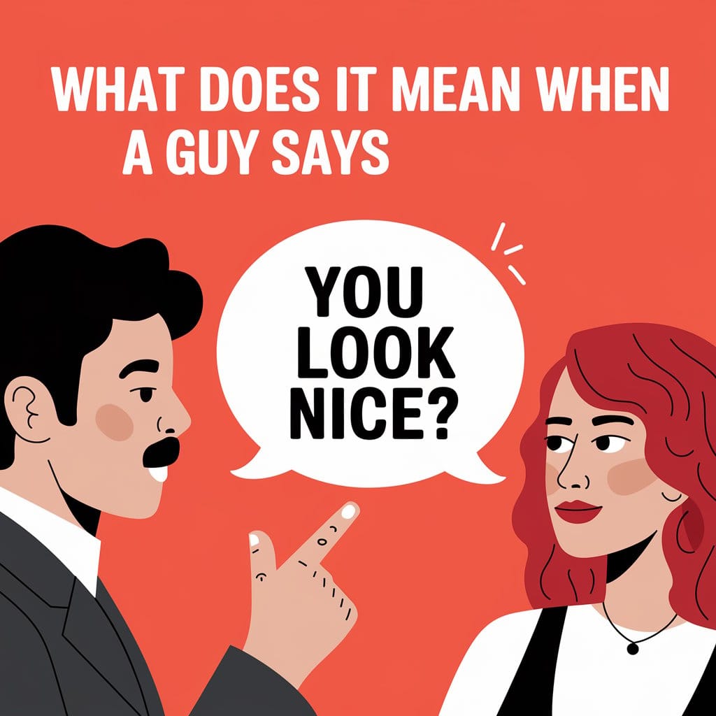 What Does It Mean When A Guy Says “You Look Nice”?