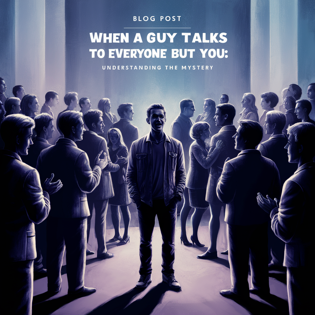 When a Guy Talks to Everyone But You: Understanding the Mystery