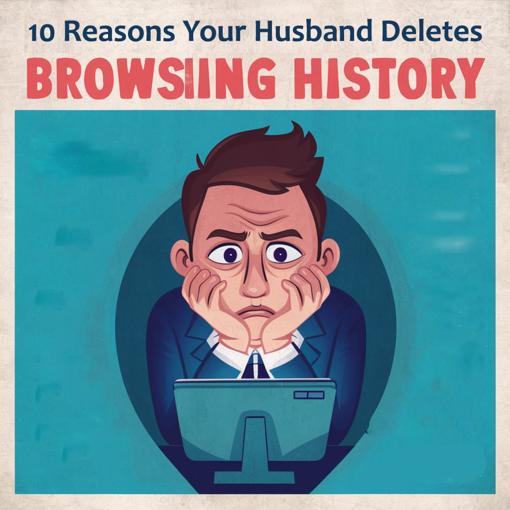 10 Reasons Your Husband Deletes His Browsing History