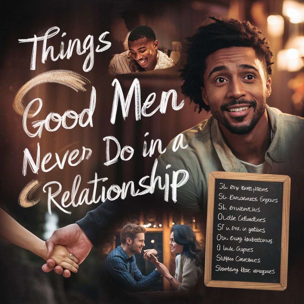 8 Things Good Men Never Do in a Relationship