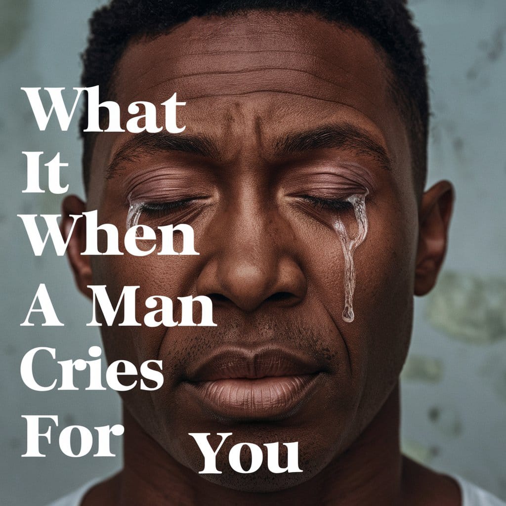 What It Means When A Man Cries For You