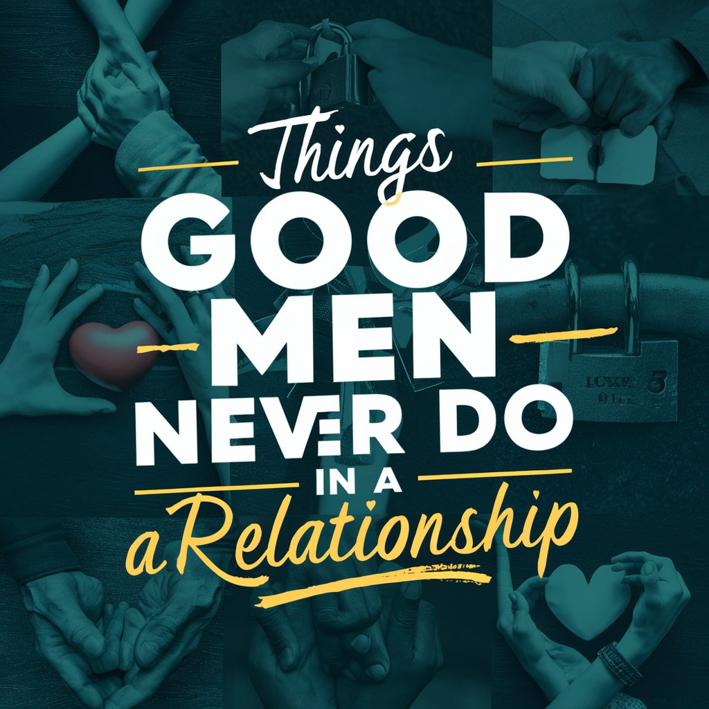 8 Things Good Men Never Do in a Relationship