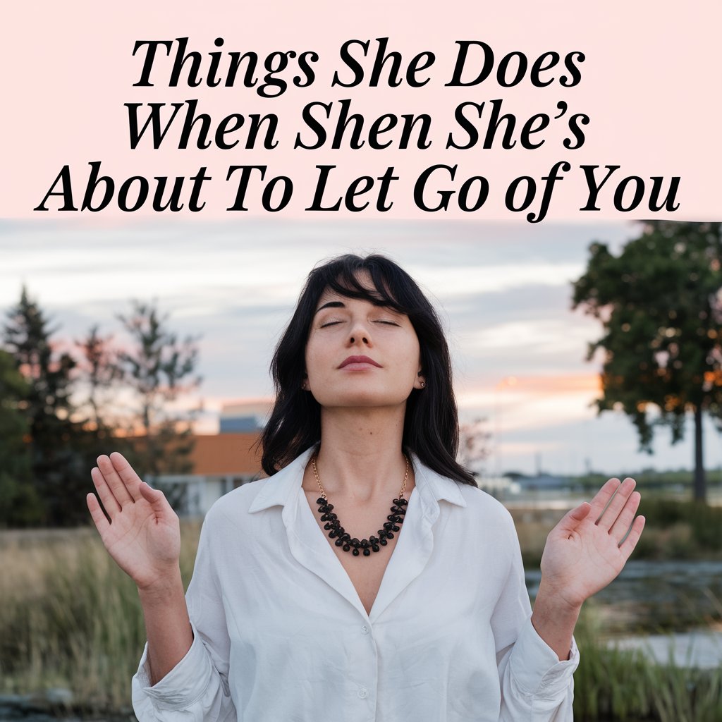 12 Things She Does When She's About to Let Go of You