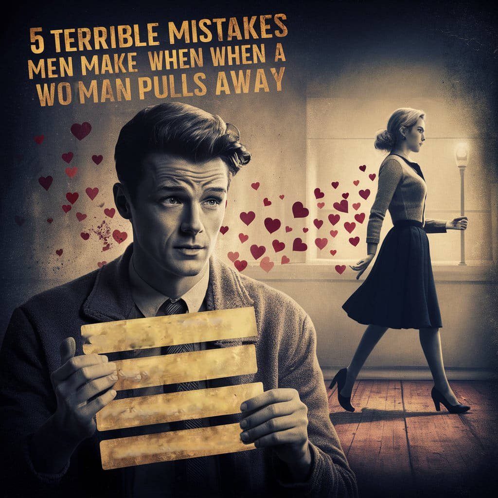 5 Terrible Mistakes Men Make When a Woman Pulls Away