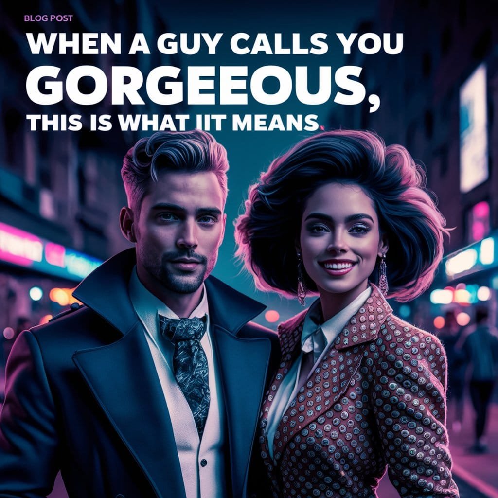 When a Guy Calls You Gorgeous, This Is What It Means
