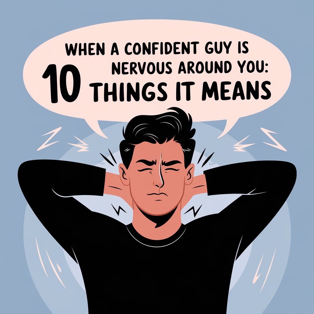 When A Confident Guy Is Nervous Around You