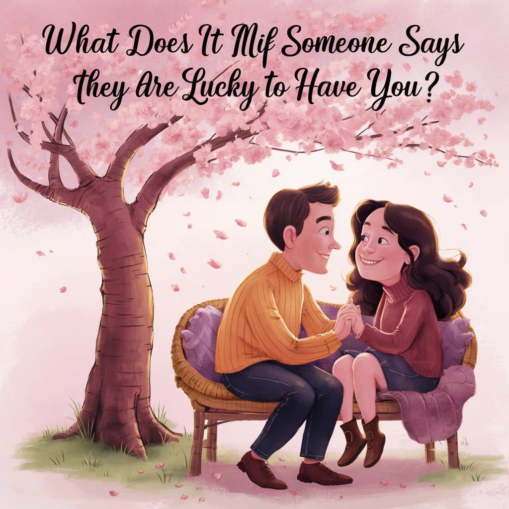 What Does It Mean If Someone Says They Are Lucky To Have You?