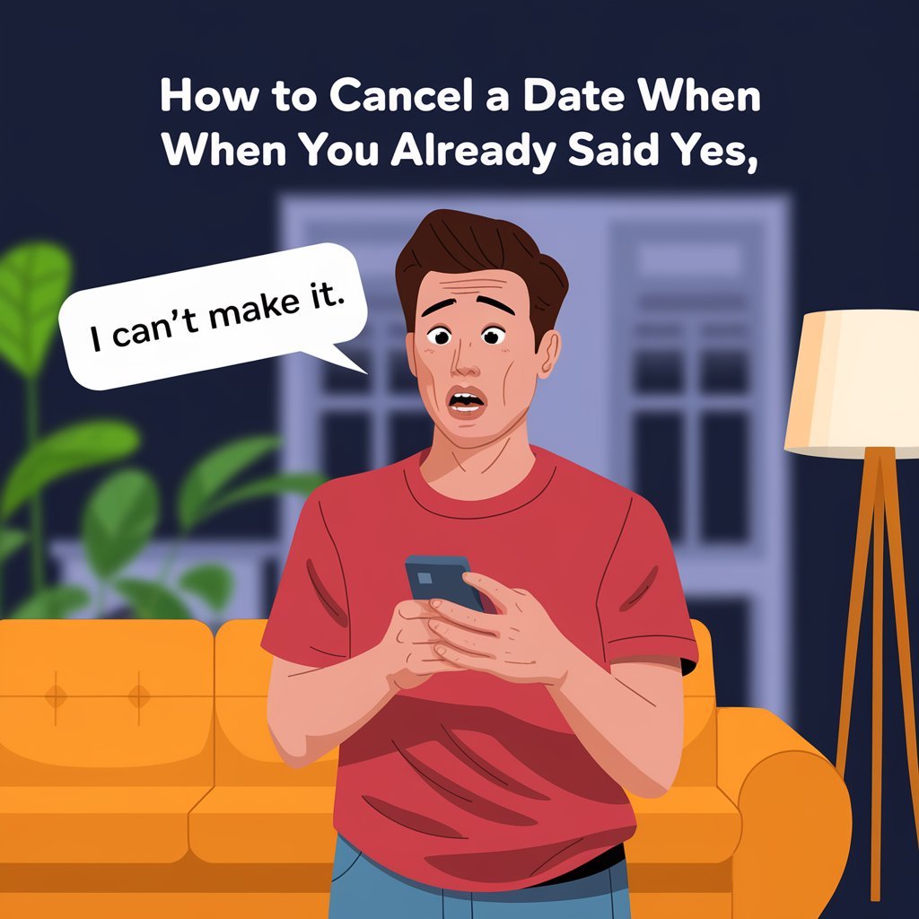 How to Cancel a Date When You Already Said Yes (7 Tips)