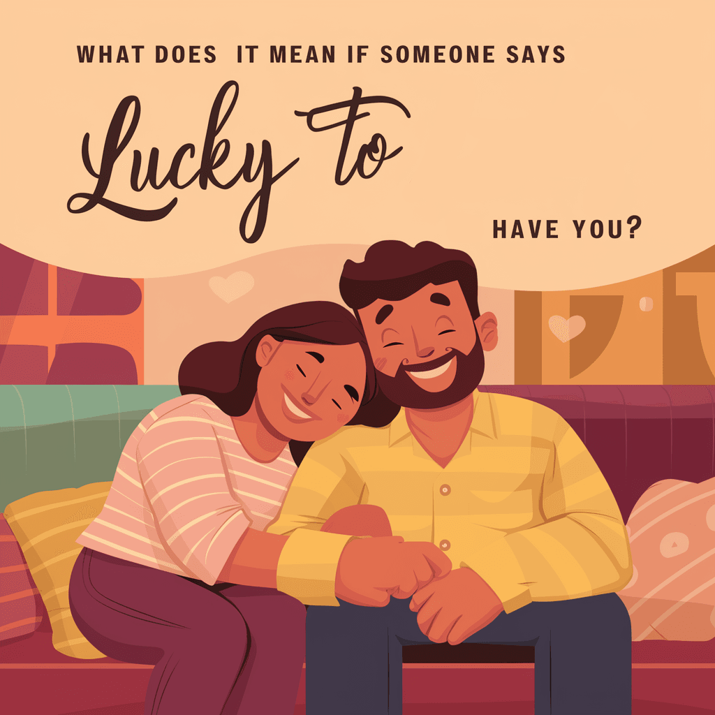 What Does It Mean If Someone Says They Are Lucky To Have You?