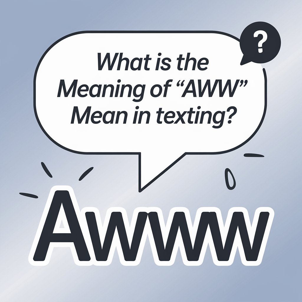 What Is The Meaning Of “Awww” In Texting?