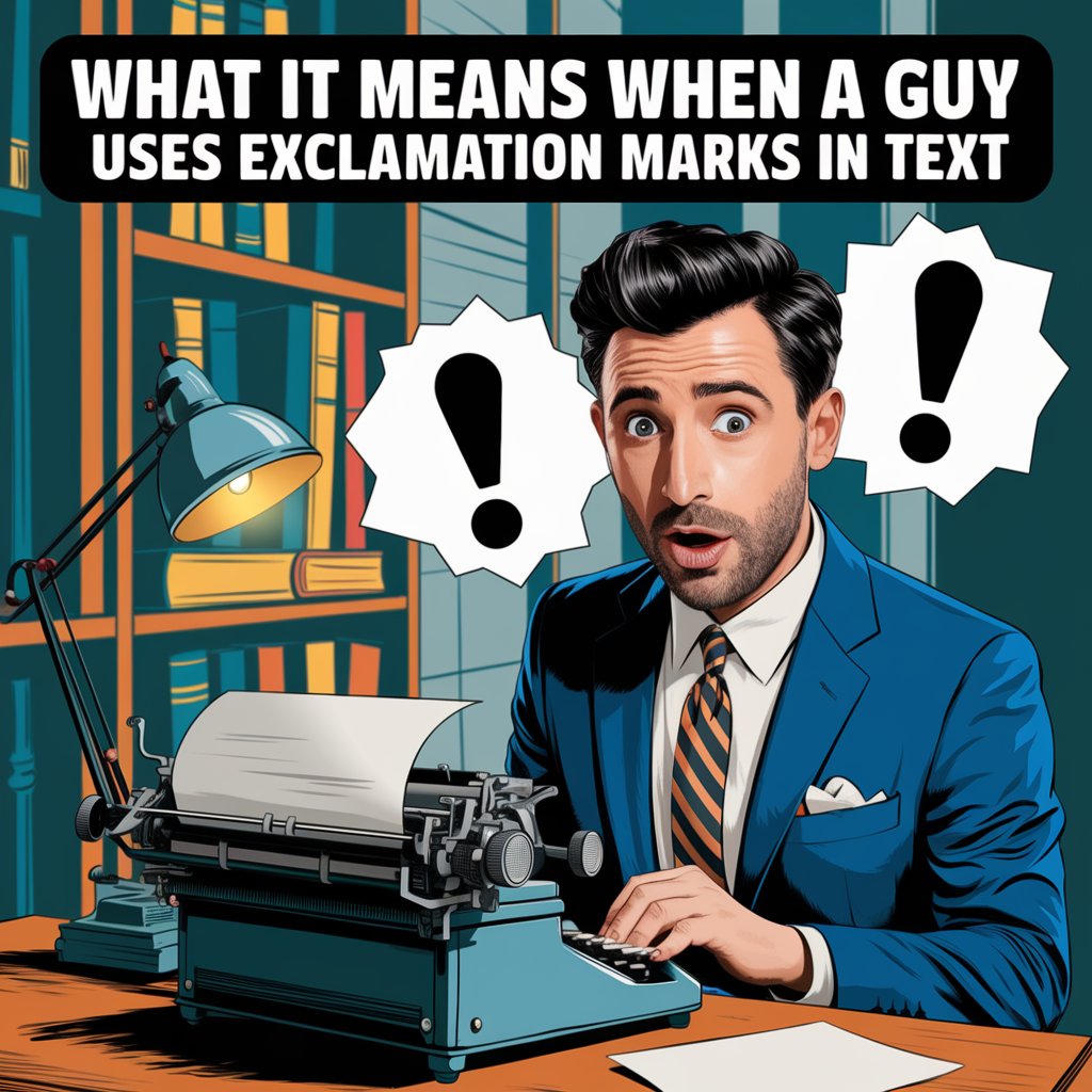 What It Means When A Guy Uses Exclamation Marks In Text