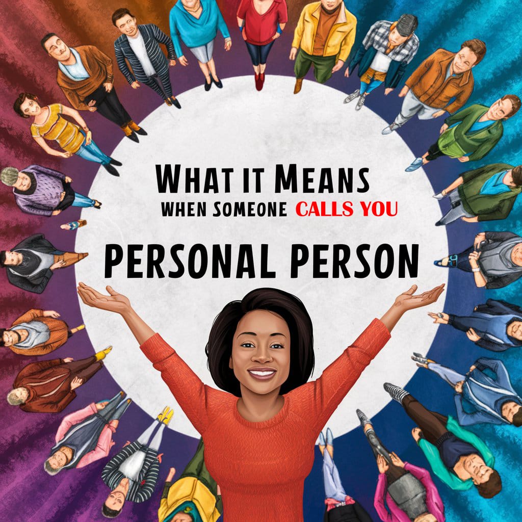 What It Means When Someone Calls You Personal Person