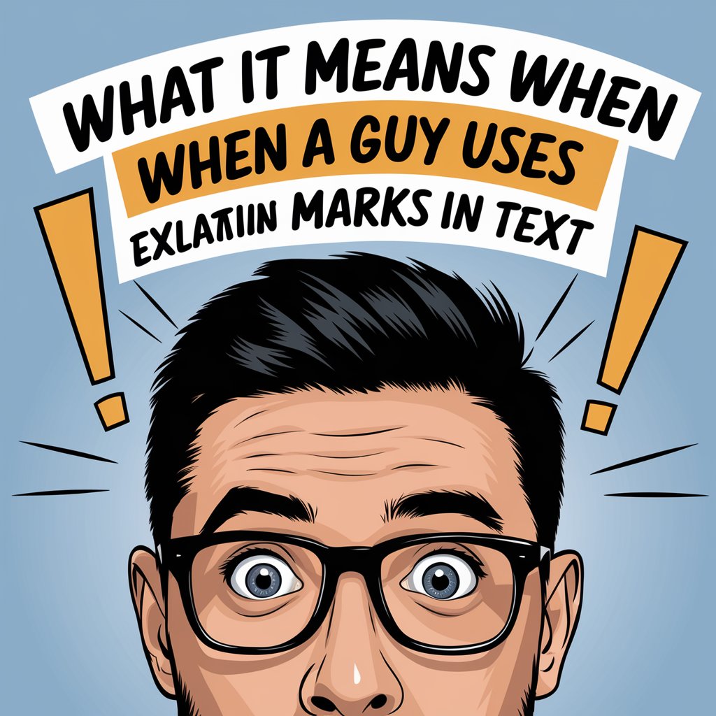 What It Means When A Guy Uses Exclamation Marks In Text