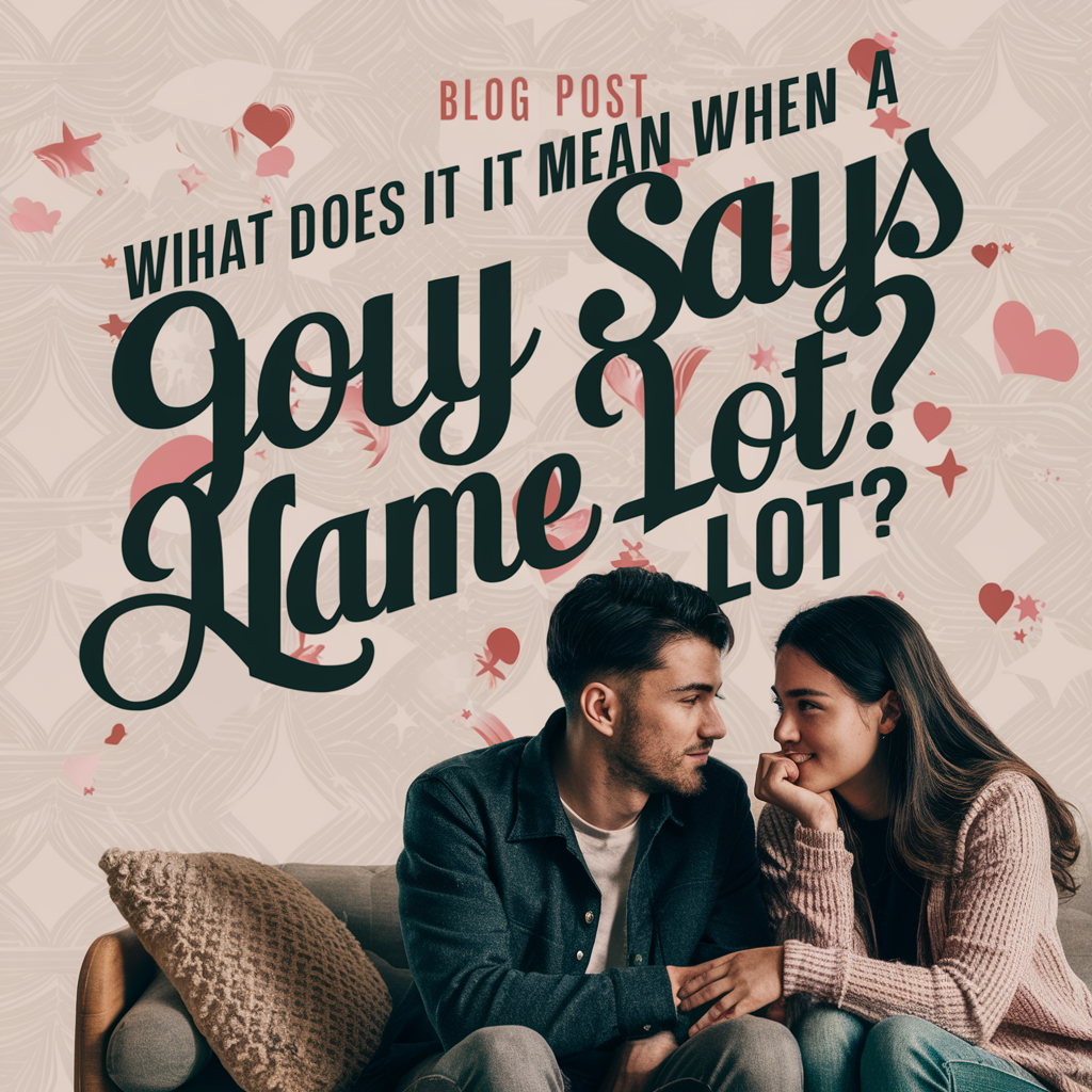 What Does it Mean When a Guy Says Your Name a Lot?